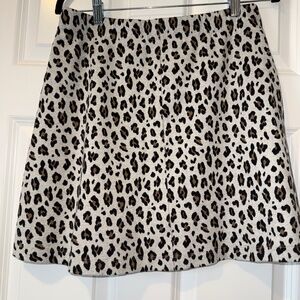 NWOT Loft Knit Cheetah/Leopard Skirt